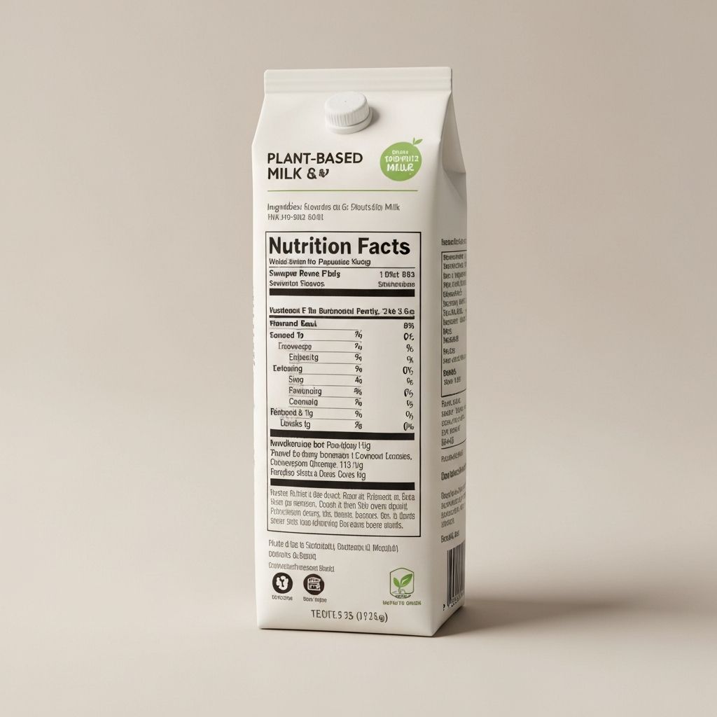 Növényi ital etiquettázása